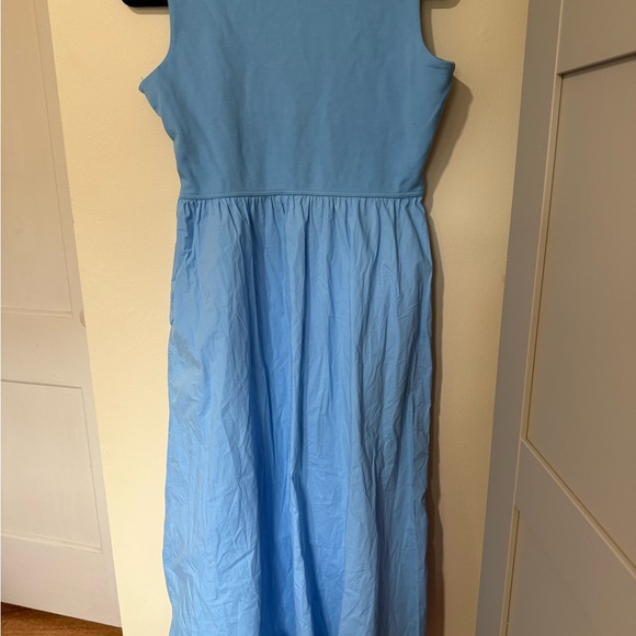 Theory mixed media combo poplin dress - M - Picture 6 of 6